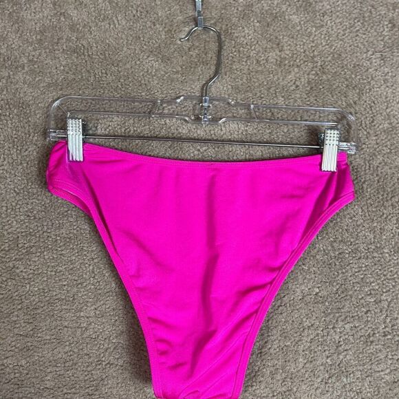 Prettly Little Thing Mix & Match Swim Bikini Top & Bottom Size 12/8 Pink 2 Piece - Picture 5 of 9